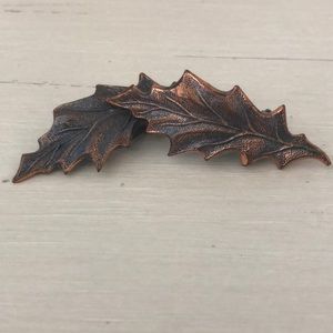 Vintage leaf earrings